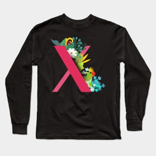 Tropical alphabet x Long Sleeve T-Shirt